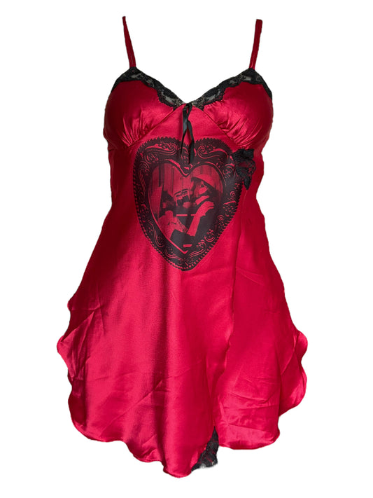 Lovers in Fallout Red Dress - M